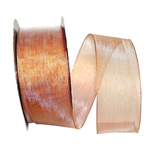 JAM Paper Metallic Wired Edge Mesh Ribbon